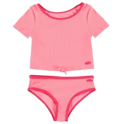 Kids Birdz Ribbed Uv Tankini 2-10