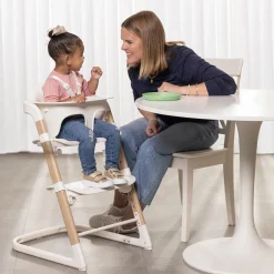 Evenflo RightSeat Multistage 3-IN-1 High Chair - Sea Salt White