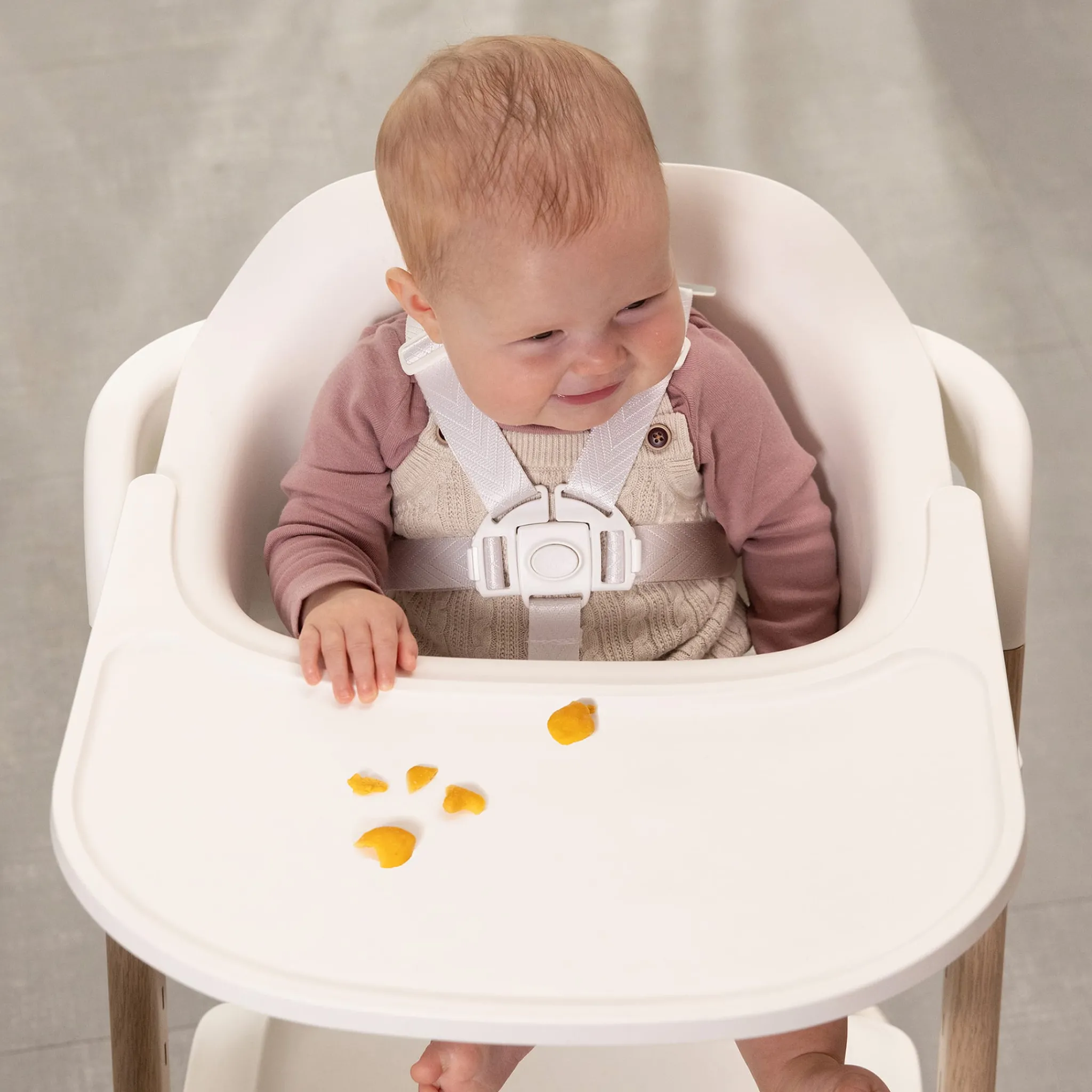 Evenflo RightSeat Multistage 3-IN-1 High Chair - Sea Salt White