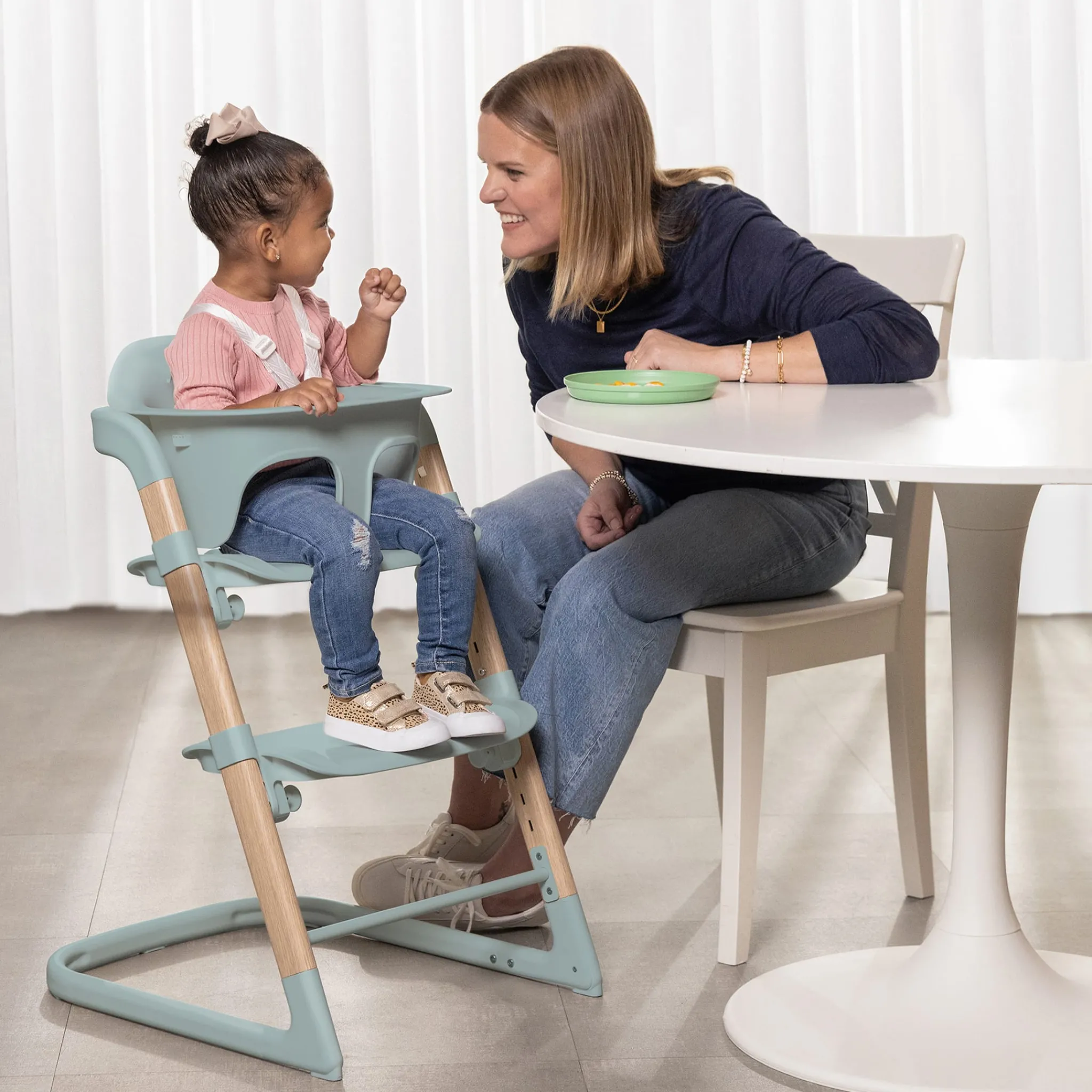 Evenflo High Chairs & Booster Seats|High Chairs & Booster Seats>RightSeat Multistage 3-IN-1 High Chair - Sage Green