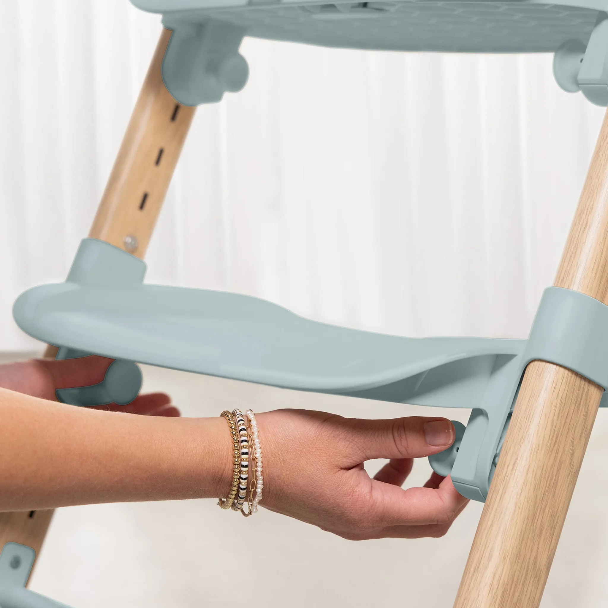 Evenflo High Chairs & Booster Seats|High Chairs & Booster Seats>RightSeat Multistage 3-IN-1 High Chair - Sage Green