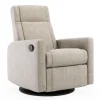 Jaymar BB Gliders & Rocking Chairs|Gliders & Rocking Chairs>Rocking and Swivel Armchair Nelly - Breather Driftwood / Black