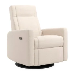 Jaymar BB Rocking and Swivel Armchair Nelly - Beyond Sheep Cream / Black - Motorized Electric