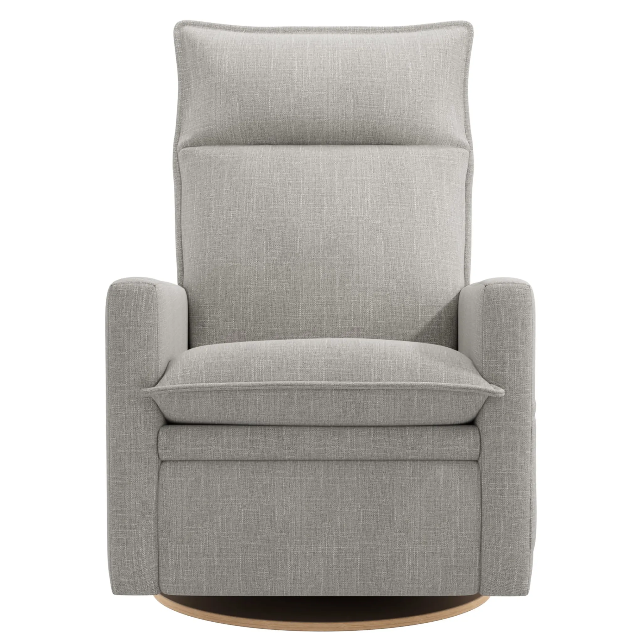 Jaymar BB Rocking and Swivel Armchair Arya - Nubia Silver - Motorized Electric