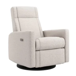 Jaymar BB Rocking and Swivel Armchair Nelly - Arlo Pearl / Black - Motorized Electric
