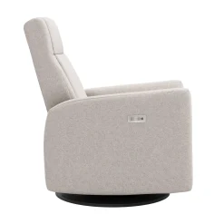Jaymar BB Rocking and Swivel Armchair Nelly - Arlo Pearl / Black - Motorized Electric