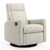 Jaymar BB Gliders & Rocking Chairs|Gliders & Rocking Chairs>Rocking and Swivel Armchair Nelly - Nubia Ivory / Black