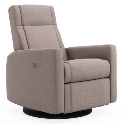 Jaymar BB Gliders & Rocking Chairs|Gliders & Rocking Chairs>Rocking and Swivel Armchair Nelly - Arlo Beige - Motorized Electric