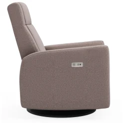 Jaymar BB Gliders & Rocking Chairs|Gliders & Rocking Chairs>Rocking and Swivel Armchair Nelly - Arlo Beige - Motorized Electric