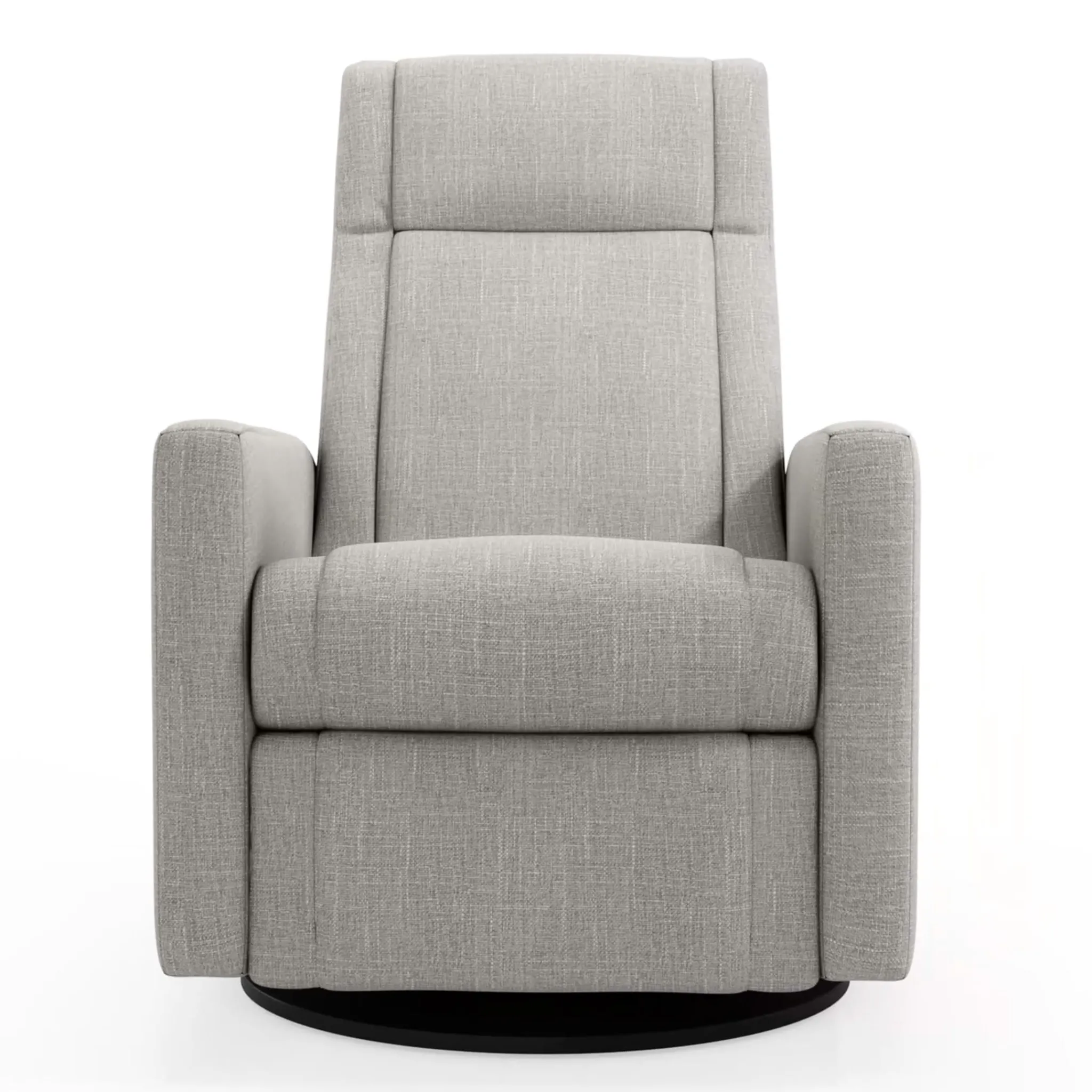 Jaymar BB Gliders & Rocking Chairs|Gliders & Rocking Chairs>Rocking and Swivel Armchair Nelly - Nubia Silver / Black