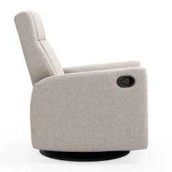 Jaymar BB Rocking and Swivel Armchair Nelly - Arlo Pearl / Black
