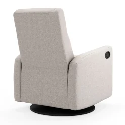 Jaymar BB Rocking and Swivel Armchair Nelly - Arlo Pearl / Black