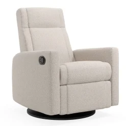 Jaymar BB Rocking and Swivel Armchair Nelly - Beyond Sheep Vanilla / Black