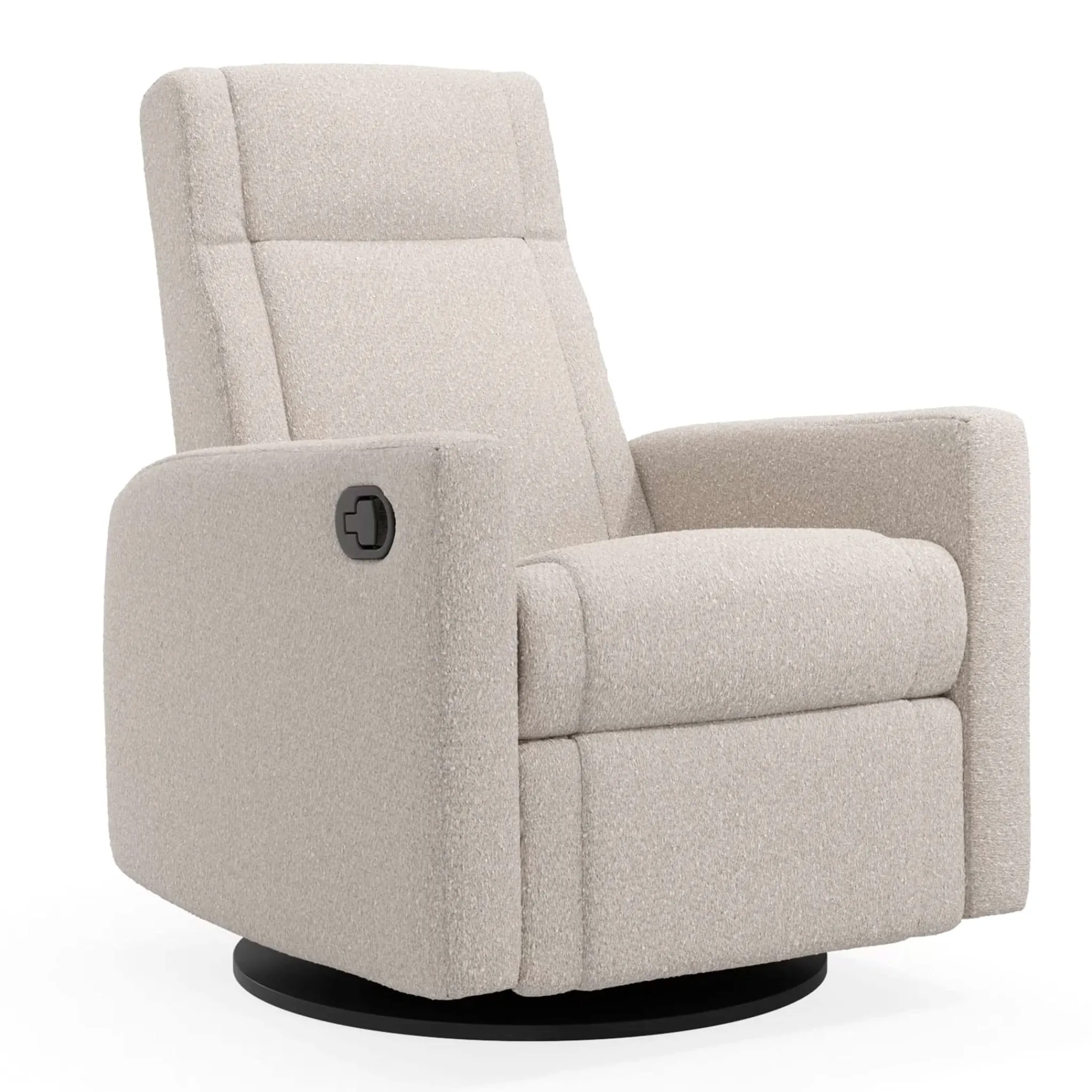 Jaymar BB Rocking and Swivel Armchair Nelly - Beyond Sheep Vanilla / Black