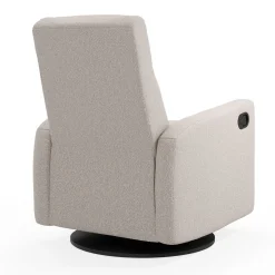 Jaymar BB Rocking and Swivel Armchair Nelly - Beyond Sheep Vanilla / Black
