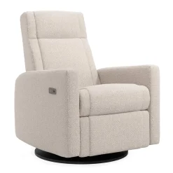 Jaymar BB Rocking and Swivel Armchair Nelly - Beyond Sheep Vanilla / Black - Motorized Electric