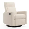 Jaymar BB Rocking and Swivel Armchair Nelly - Beyond Sheep Cream / Black