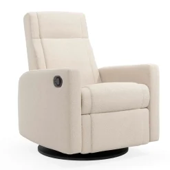 Jaymar BB Rocking and Swivel Armchair Nelly - Beyond Sheep Cream / Black