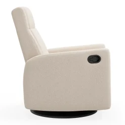Jaymar BB Rocking and Swivel Armchair Nelly - Beyond Sheep Cream / Black