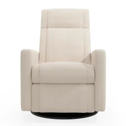 Jaymar BB Rocking and Swivel Armchair Nelly - Beyond Sheep Cream / Black