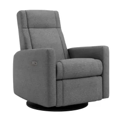 Jaymar BB Rocking and Swivel PowerArmchair Nelly - Nexus Charcoal / Black - Motorized Electric