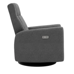 Jaymar BB Rocking and Swivel PowerArmchair Nelly - Nexus Charcoal / Black - Motorized Electric
