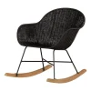 South Shore Rocking Chair - Balka Black Rattan