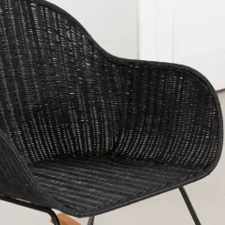 South Shore Rocking Chair - Balka Black Rattan