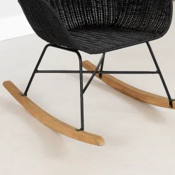 South Shore Rocking Chair - Balka Black Rattan
