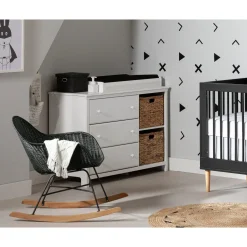 South Shore Rocking Chair - Balka Black Rattan