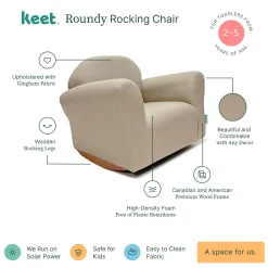 Keet Gliders & Rocking Chairs|Gliders & Rocking Chairs>Rocking chair for toddlers - Latte