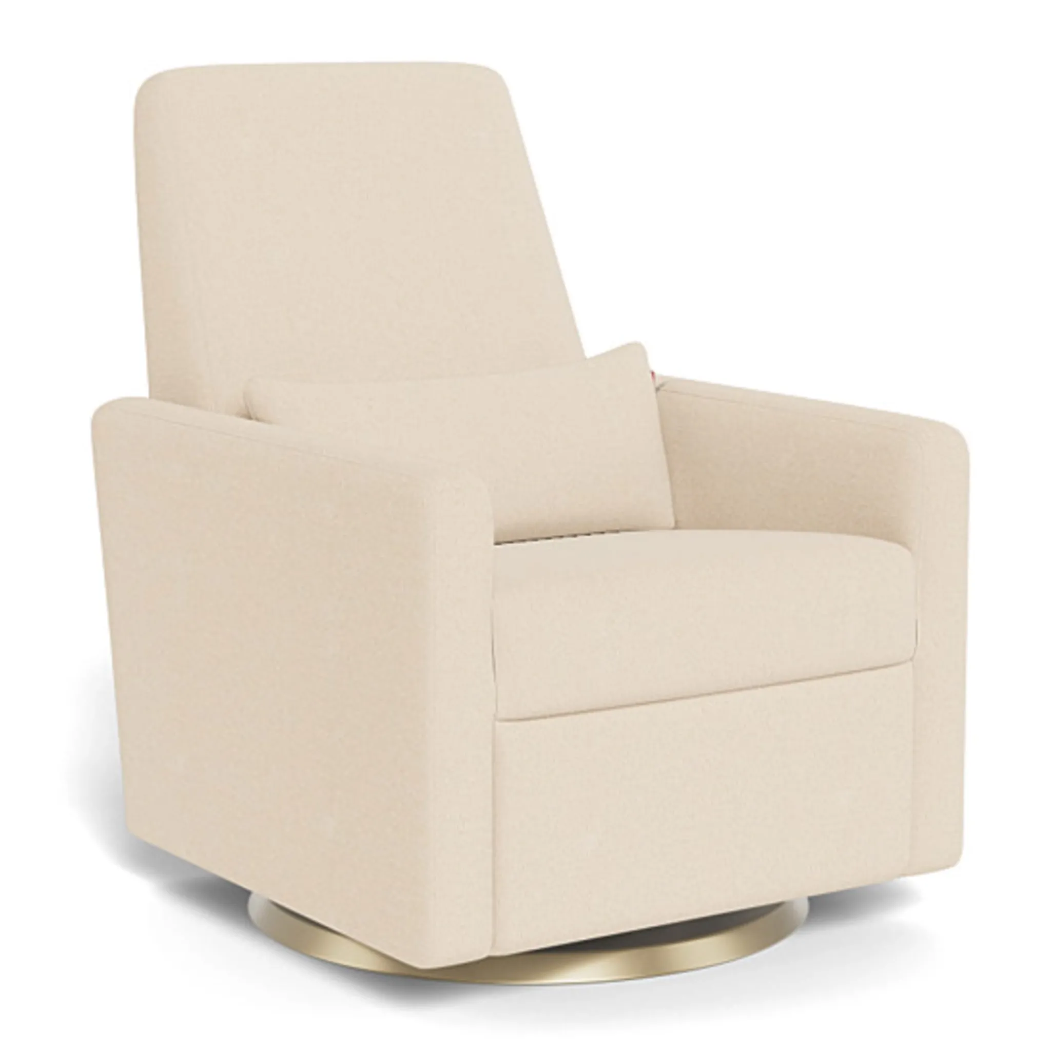 Monte Rocking Glider Recliner Armchair Grano - Biscuit / Gold
