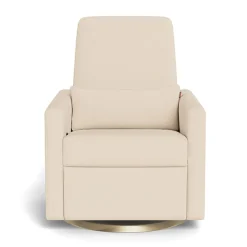 Monte Rocking Glider Recliner Armchair Grano - Biscuit / Gold