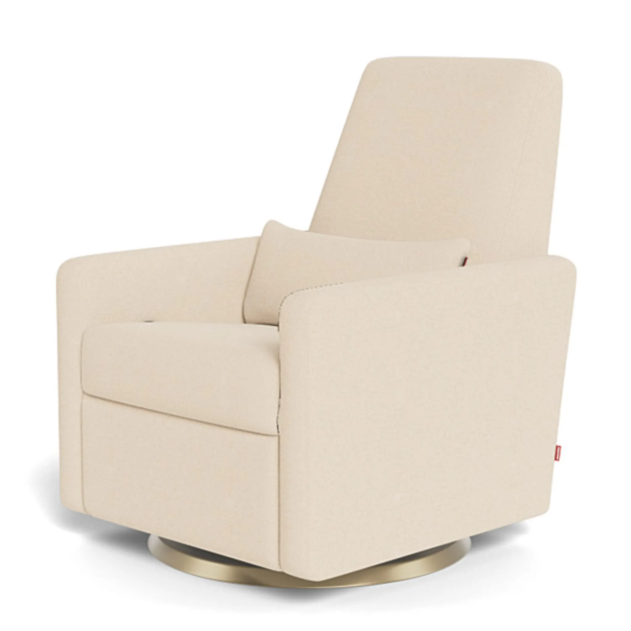 Monte Rocking Glider Recliner Armchair Grano - Biscuit / Gold