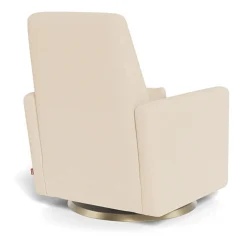 Monte Rocking Glider Recliner Armchair Grano - Biscuit / Gold