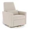 Monte Gliders & Rocking Chairs|Gliders & Rocking Chairs>Rocking Glider Recliner Armchair Grano - Dune / Gold