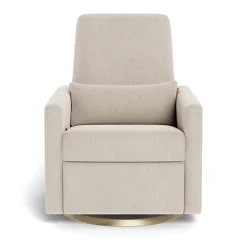 Monte Gliders & Rocking Chairs|Gliders & Rocking Chairs>Rocking Glider Recliner Armchair Grano - Dune / Gold