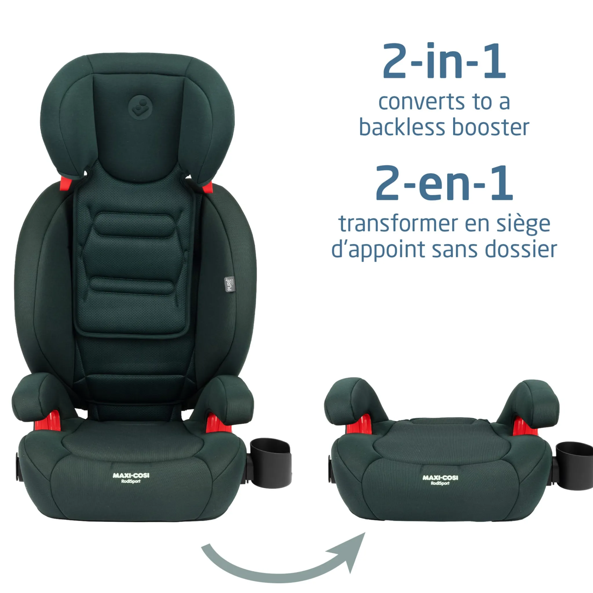 Kids Maxi-cosi RodiSport Car Seat - Authentic Green