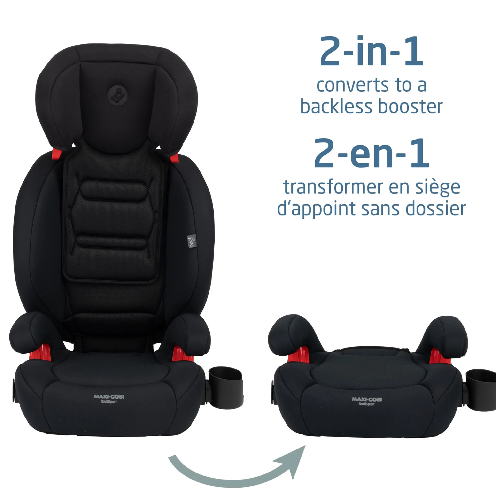 Kids Maxi-cosi RodiSport Car Seat - Authentic Black