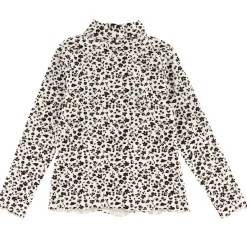 Kids Look Romance Floral Turtle Neck7-14