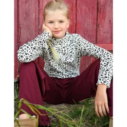Kids Look Romance Floral Turtle Neck7-14