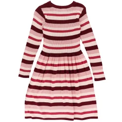 Kids Look Romance Striped Knit Dress7-14