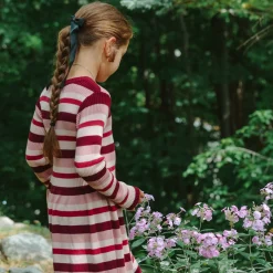 Kids Look Romance Striped Knit Dress7-14