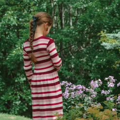 Kids Look Romance Striped Knit Dress7-14
