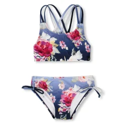 Kids Deux par Deux Swimsuits>Roses Bikini 7-12