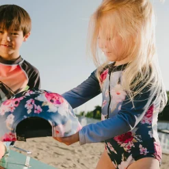 Kids Deux par Deux Roses Swimsuit 2-6