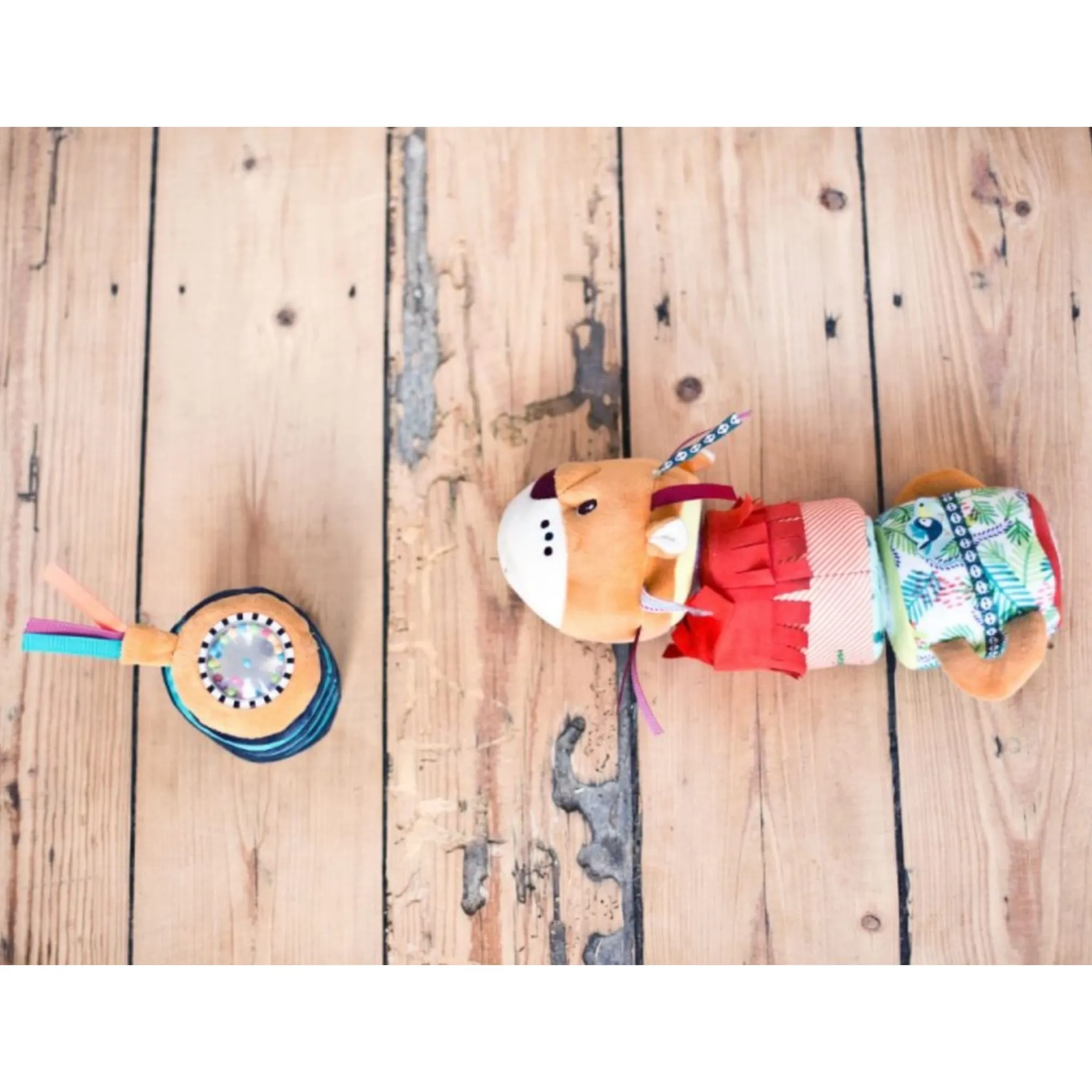 Lilliputiens Developmental Toys>Rouleau Sonore Jack le Lion