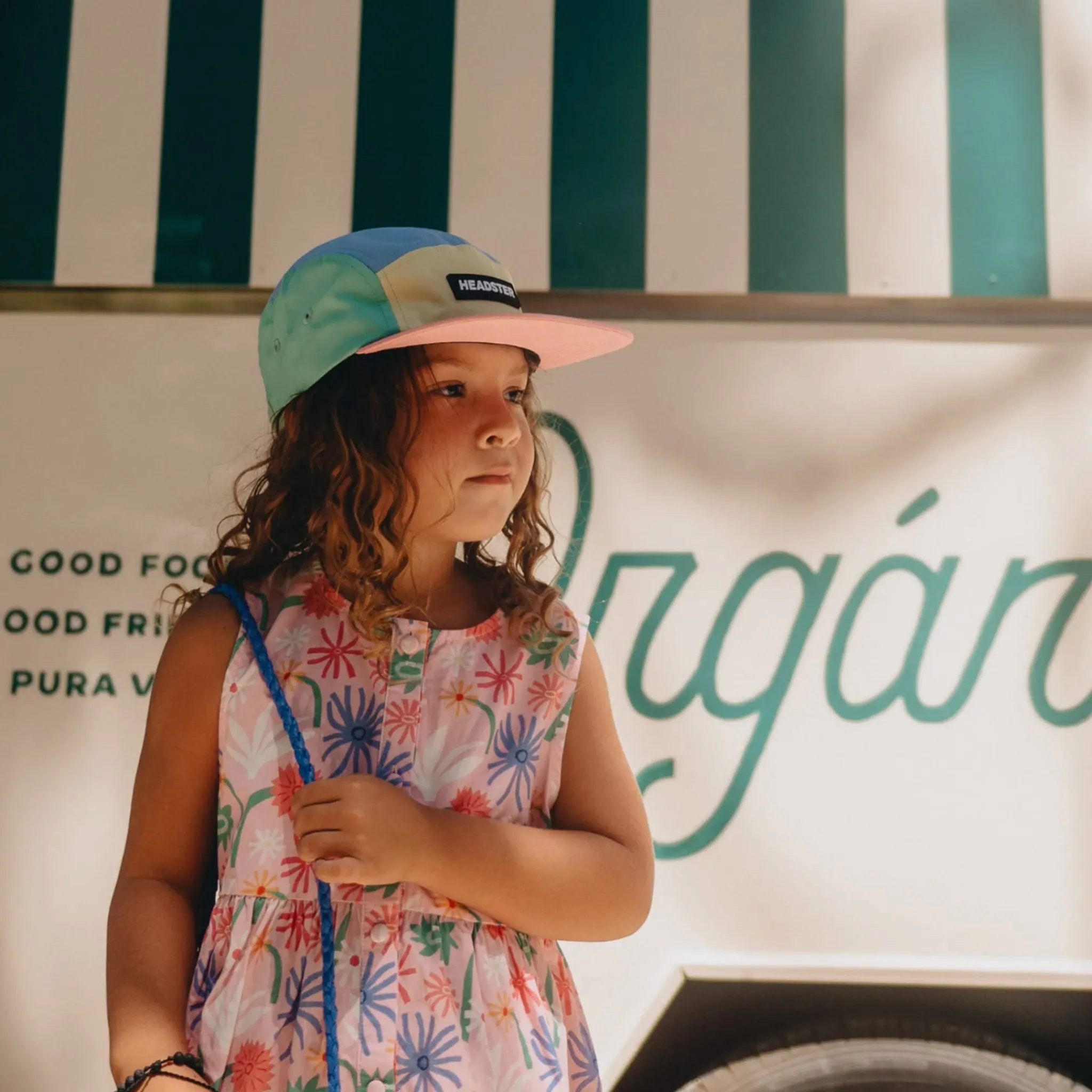 Kids Headster Kids Hats & Caps>Runner 5 Panel Snapback 2-16y