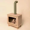 Oramood Rustik Fireplace - Naturel/Sage