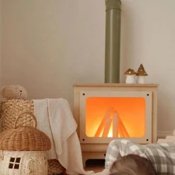 Oramood Rustik Fireplace - Naturel/Sage